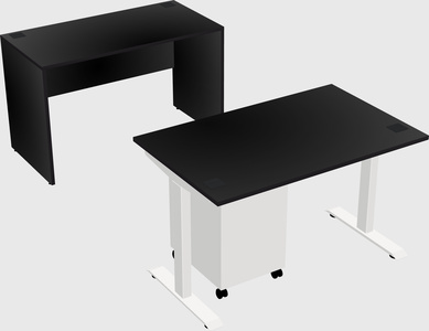 Height-adjustable desk - commercial grade