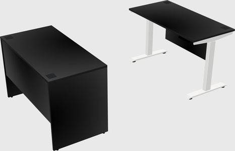 Height-adjustable desk - commercial grade