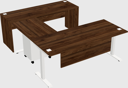 Height-adjustable desk - commercial grade