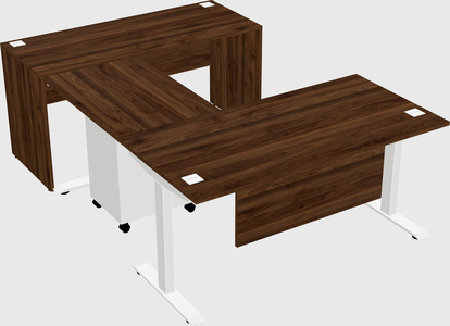 Height-adjustable desk - commercial grade