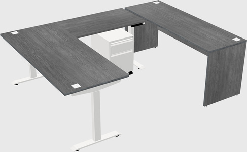 Height-adjustable desk - commercial grade