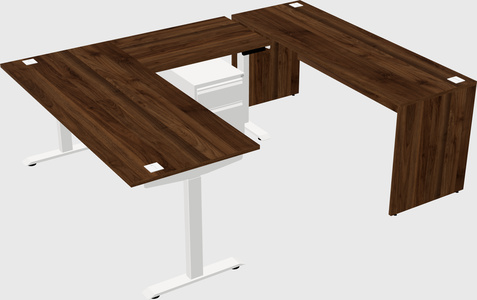 Height-adjustable desk - commercial grade