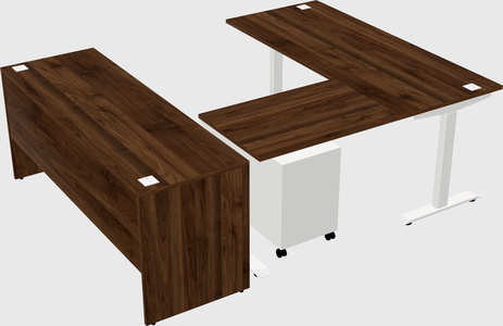 Height-adjustable desk - commercial grade