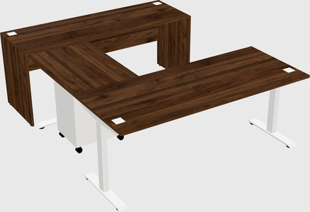 Height-adjustable desk - commercial grade