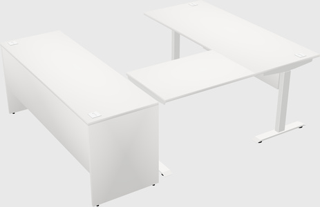 Height-adjustable desk - commercial grade