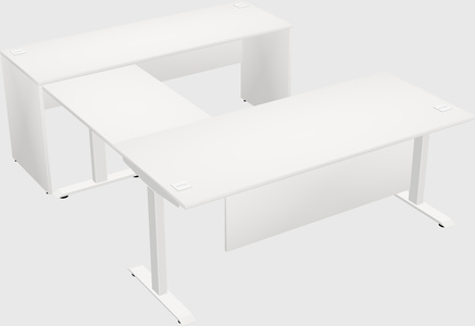 Height-adjustable desk - commercial grade