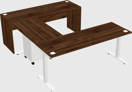 Height-adjustable desk - commercial grade