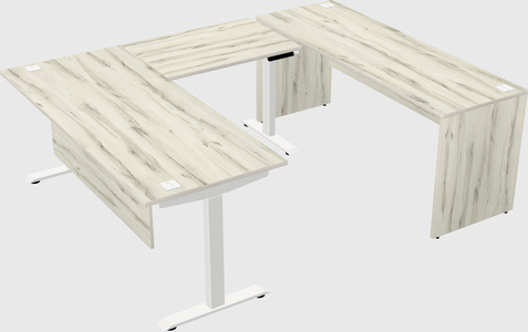 Height-adjustable desk - commercial grade