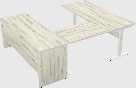 Height-adjustable desk - commercial grade