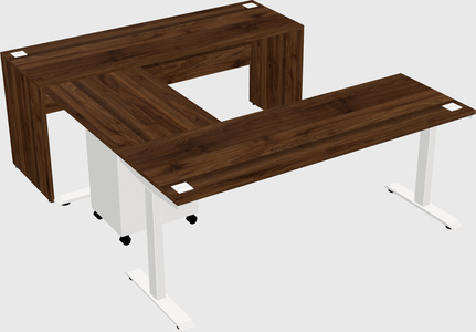 Height-adjustable desk - commercial grade