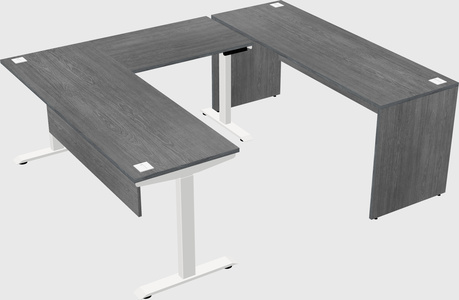 Height-adjustable desk - commercial grade