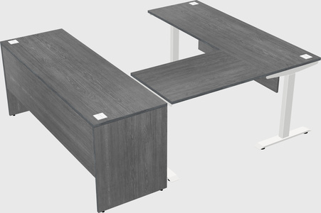 Height-adjustable desk - commercial grade