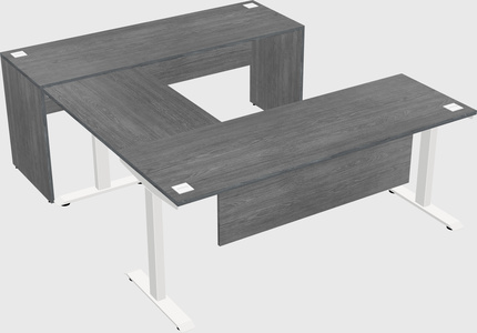 Height-adjustable desk - commercial grade