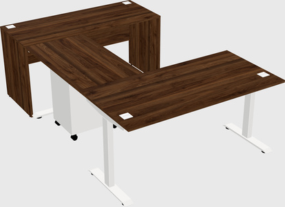 Height-adjustable desk - commercial grade