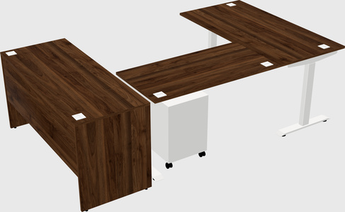 Height-adjustable desk - commercial grade