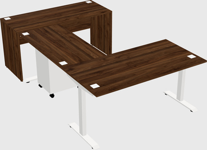 Height-adjustable desk - commercial grade