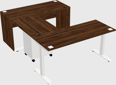 Height-adjustable desk - commercial grade