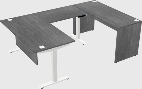 Height-adjustable desk - commercial grade