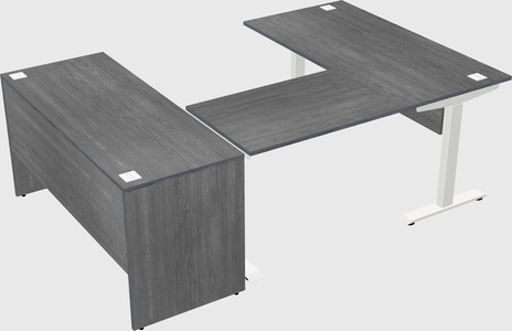Height-adjustable desk - commercial grade