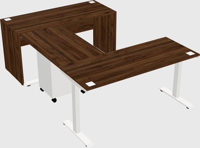 Height-adjustable desk - commercial grade