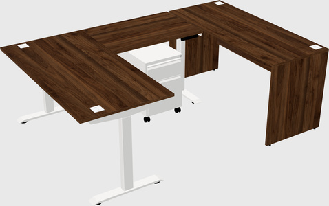 Height-adjustable desk - commercial grade