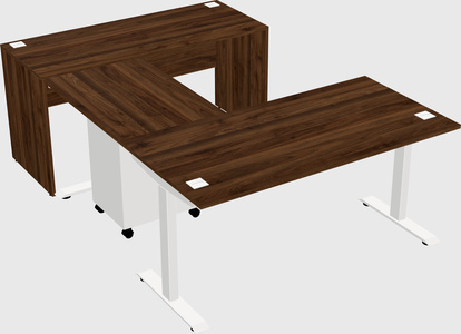 Height-adjustable desk - commercial grade