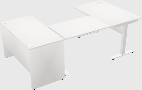 Height-adjustable desk - commercial grade