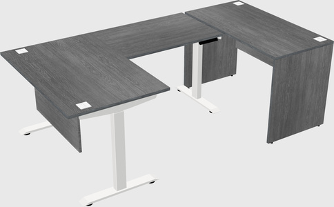Height-adjustable desk - commercial grade