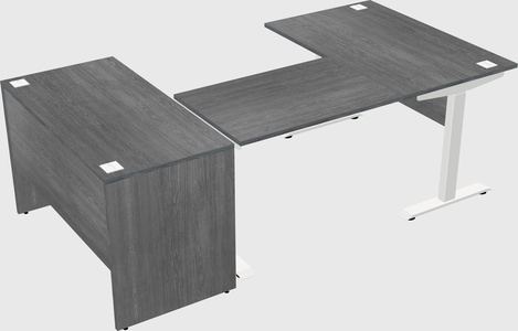 Height-adjustable desk - commercial grade