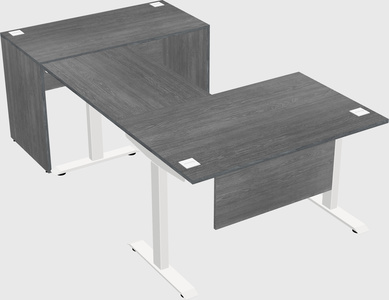 Height-adjustable desk - commercial grade