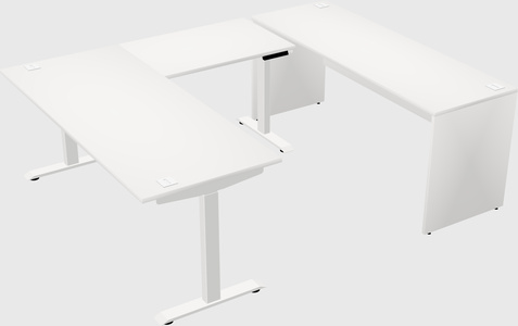 Height-adjustable desk - commercial grade