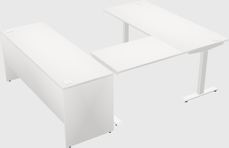 Height-adjustable desk - commercial grade