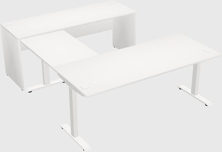 Height-adjustable desk - commercial grade