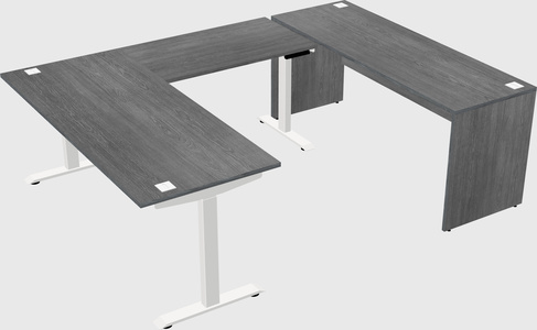 Height-adjustable desk - commercial grade