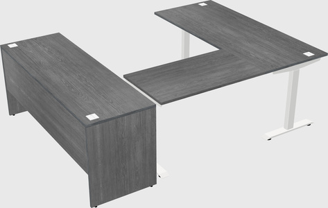 Height-adjustable desk - commercial grade