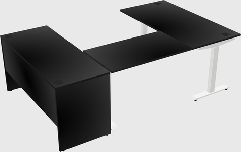 Height-adjustable desk - commercial grade
