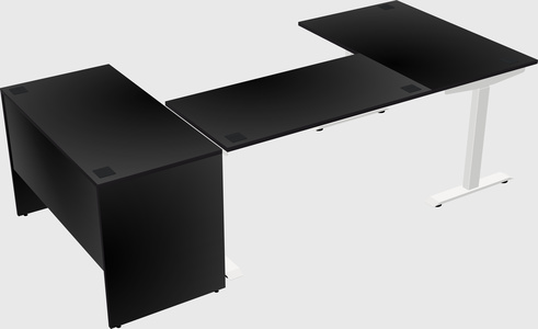 Height-adjustable desk - commercial grade