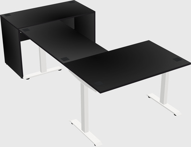 Height-adjustable desk - commercial grade