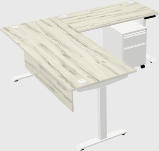 Height-adjustable desk - commercial grade