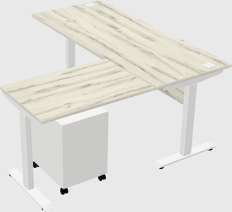 Height-adjustable desk - commercial grade