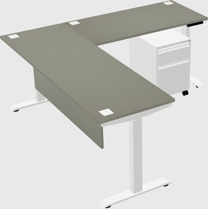 Height-adjustable desk - commercial grade