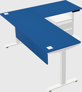 Height-adjustable desk - commercial grade