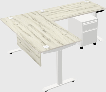 Height-adjustable desk - commercial grade