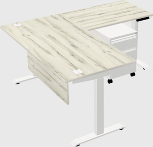 Height-adjustable desk - commercial grade