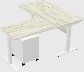 Height-adjustable desk - commercial grade