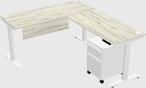 Height-adjustable desk - commercial grade