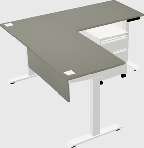 Height-adjustable desk - commercial grade