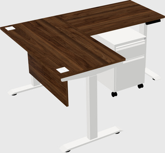 Height-adjustable desk - commercial grade