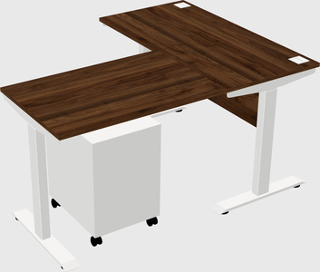 Height-adjustable desk - commercial grade