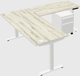 Height-adjustable desk - commercial grade